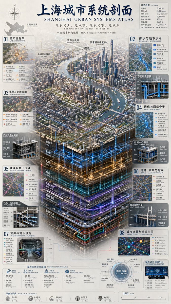 产品视觉 GPT Image 2 提示词：3D Urban Systems Atlas Infographic