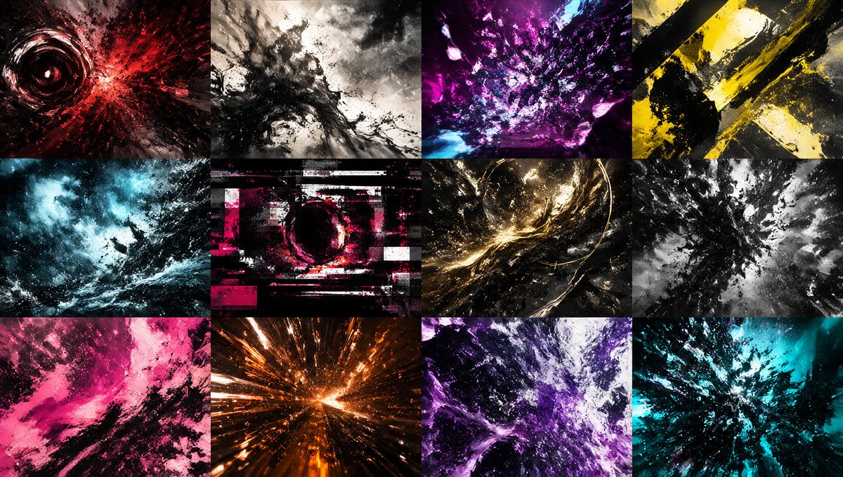 界面稿 GPT Image 2 提示词：Abstract Energy Burst Grid
