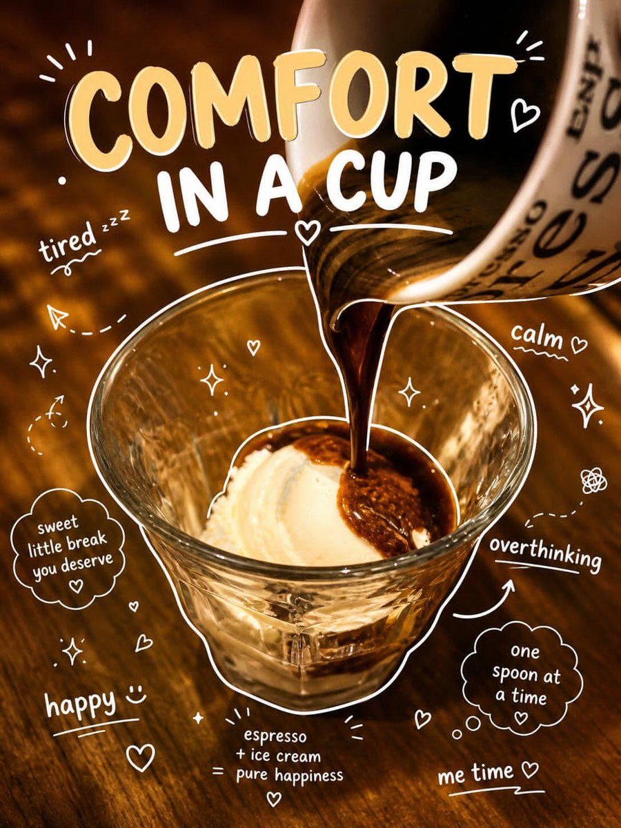 界面稿 GPT Image 2 提示词：Affogato Dessert Photography