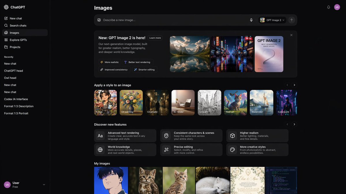 产品视觉 GPT Image 2 提示词：AI Image Generator UI Mockup