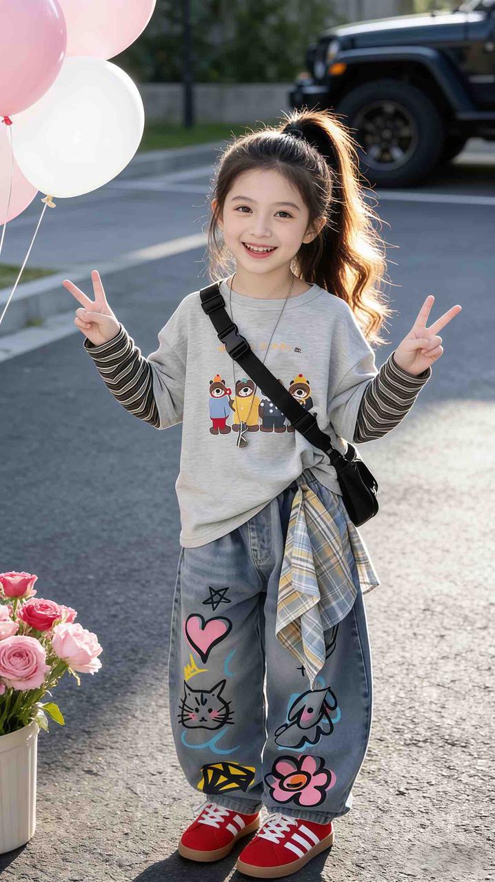 童装穿搭 GPT Image 2 提示词：幼儿童装 AI 童装提示词 1