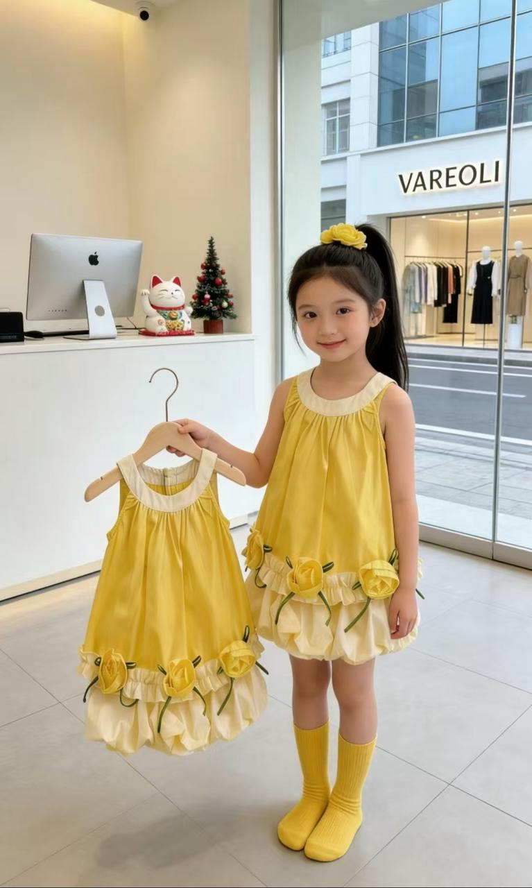 童装穿搭 GPT Image 2 提示词：童装店展示 AI 童装提示词 3