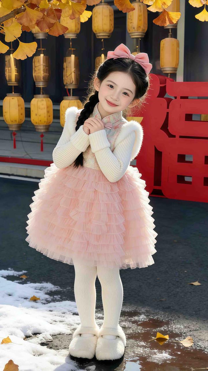 童装穿搭 GPT Image 2 提示词：童装对镜自拍 AI 童装提示词 6