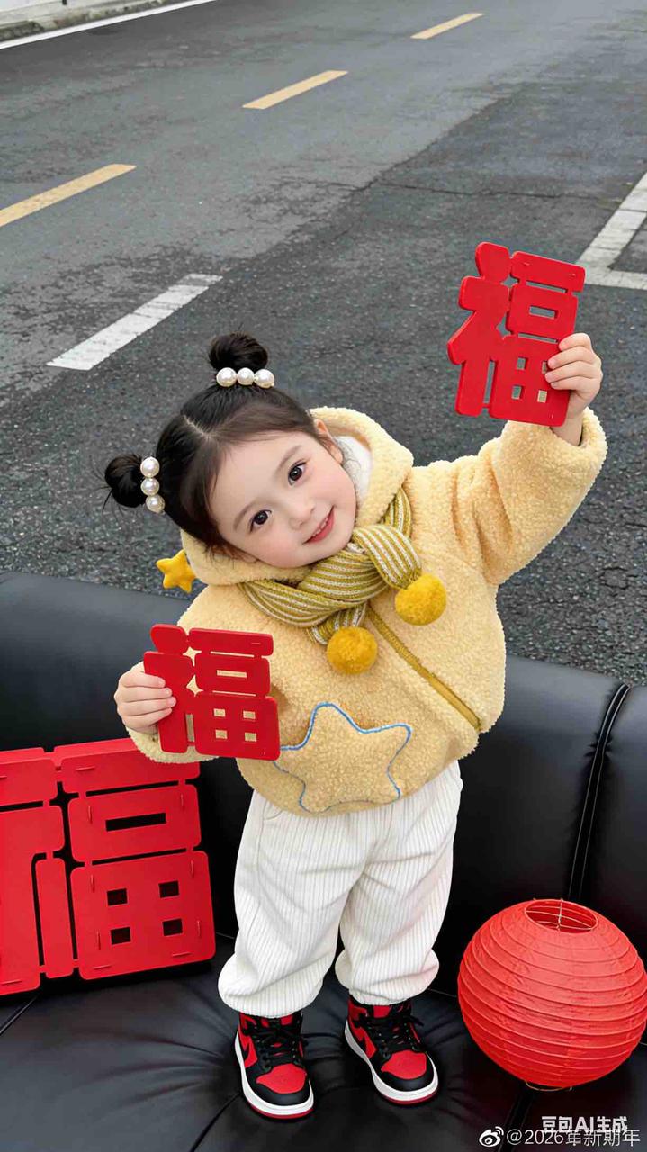 童装穿搭 GPT Image 2 提示词：新春童装 AI 童装提示词 14