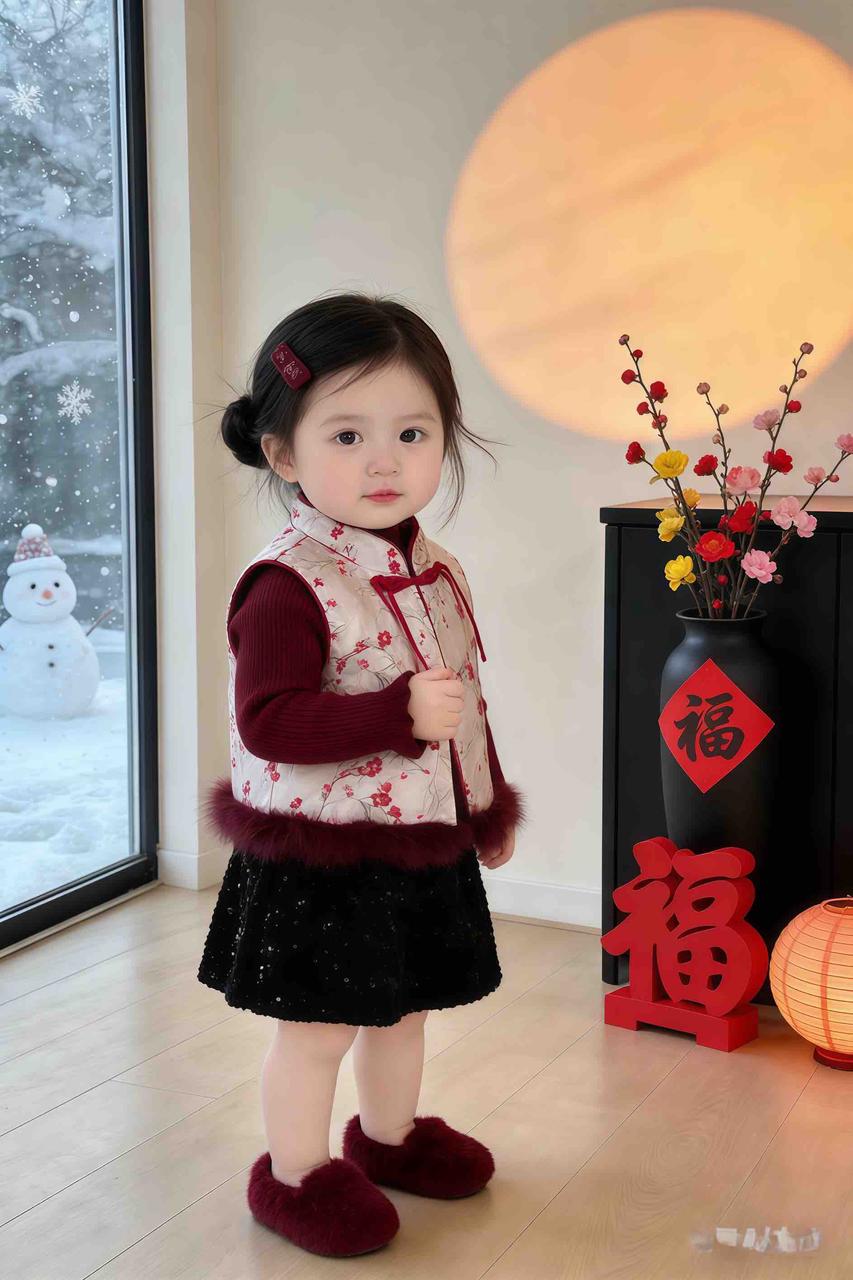 童装穿搭 GPT Image 2 提示词：国风童装 AI 童装提示词 2