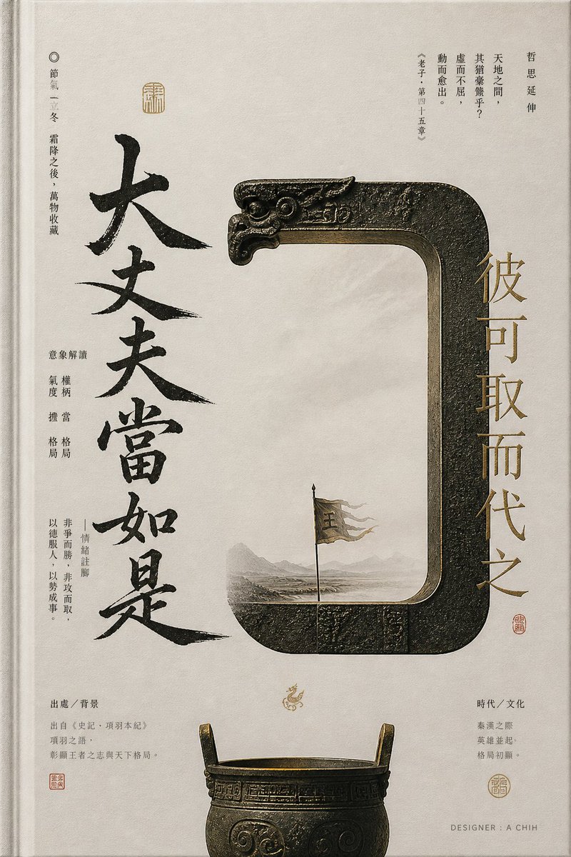 产品视觉 GPT Image 2 提示词：Ancient Chinese Bronze Calligraphy Poster