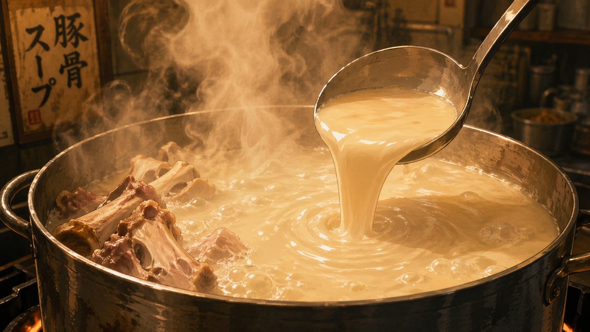 产品视觉 GPT Image 2 提示词：Anime Food: Tonkotsu Broth
