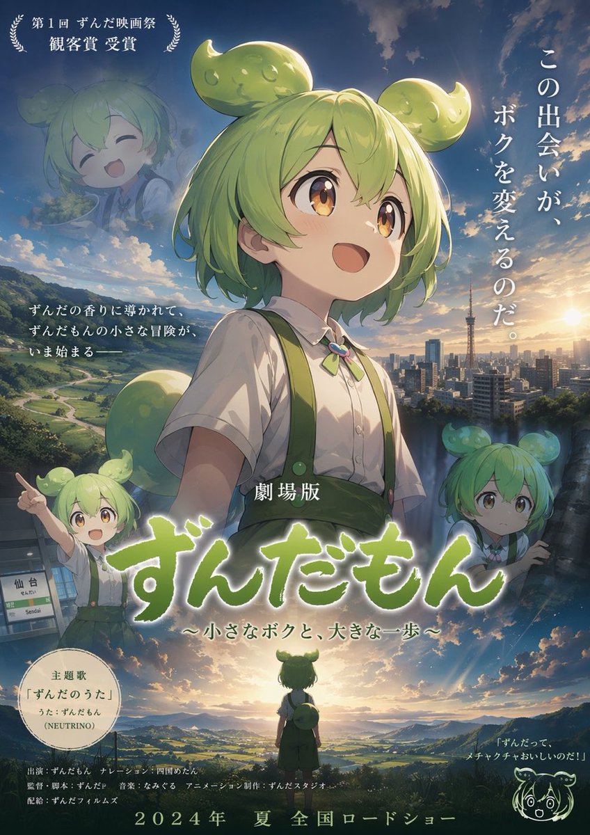 产品视觉 GPT Image 2 提示词：Anime Movie Poster Layout