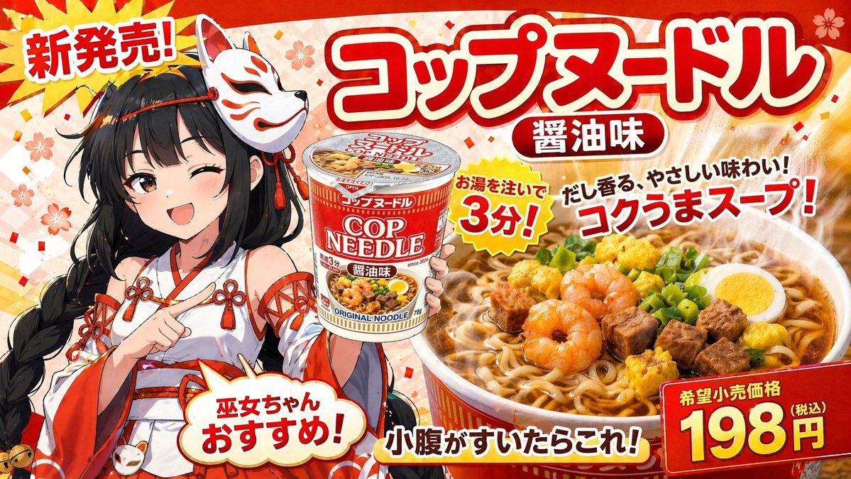产品视觉 GPT Image 2 提示词：Anime Noodle Advertisement Banner