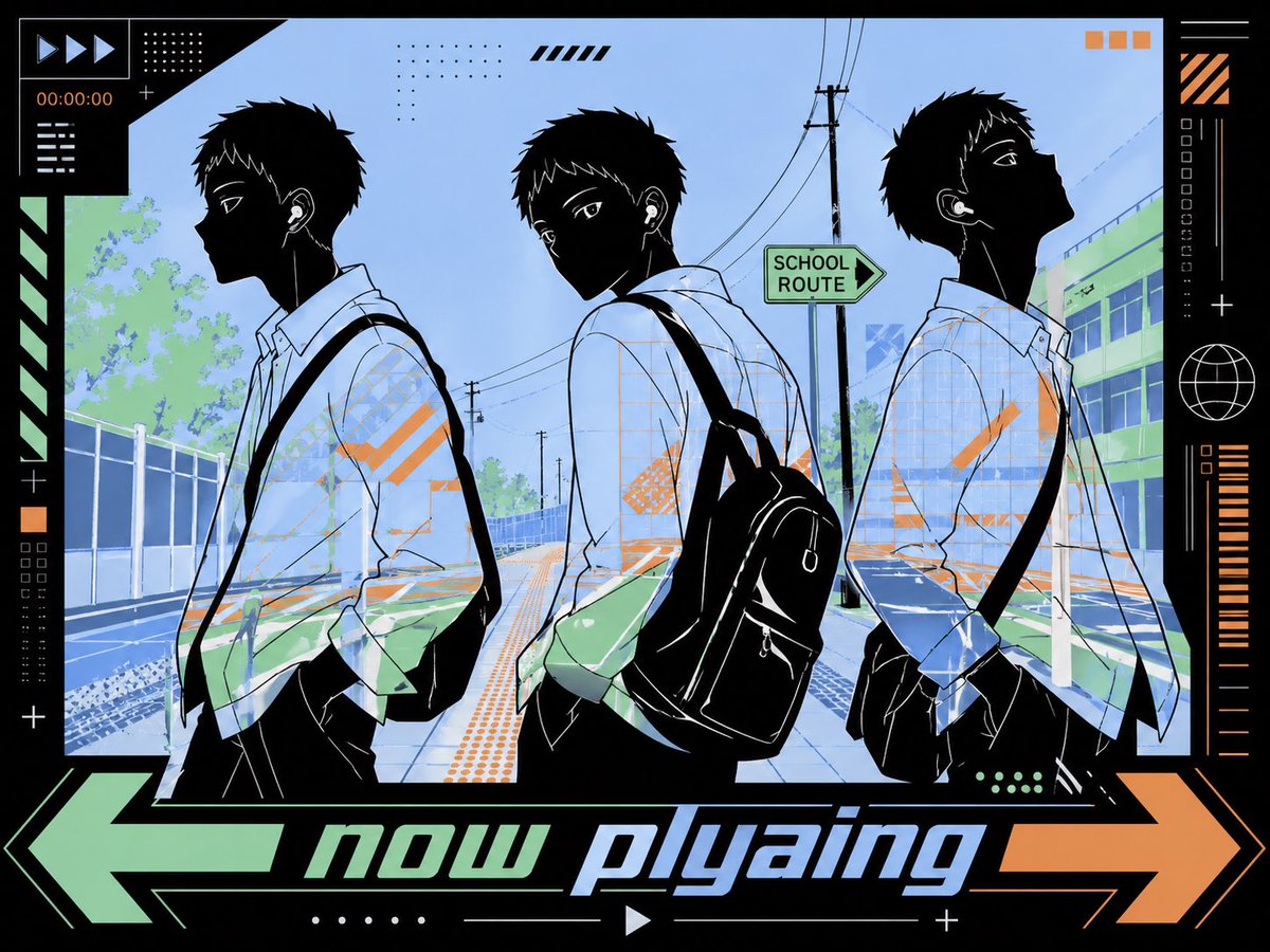 产品视觉 GPT Image 2 提示词：Anime Now Playing School Street Poster
