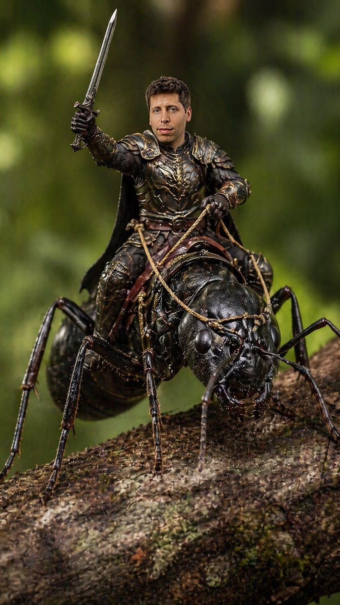 界面稿 GPT Image 2 提示词：Ant Warrior Macro Photography