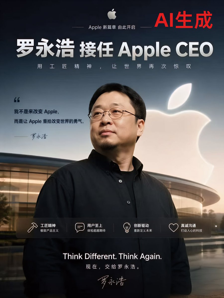 产品视觉 GPT Image 2 提示词：Apple-Style CEO Announcement Poster