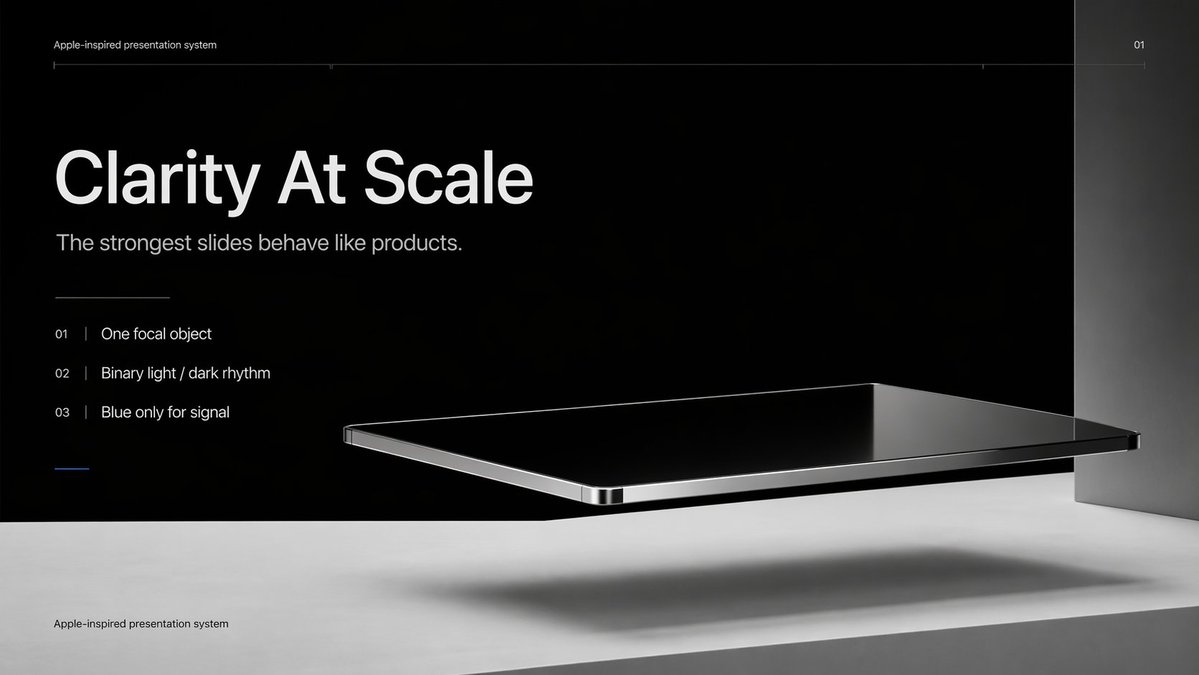 产品视觉 GPT Image 2 提示词：Apple-Style Minimal Presentation Cover