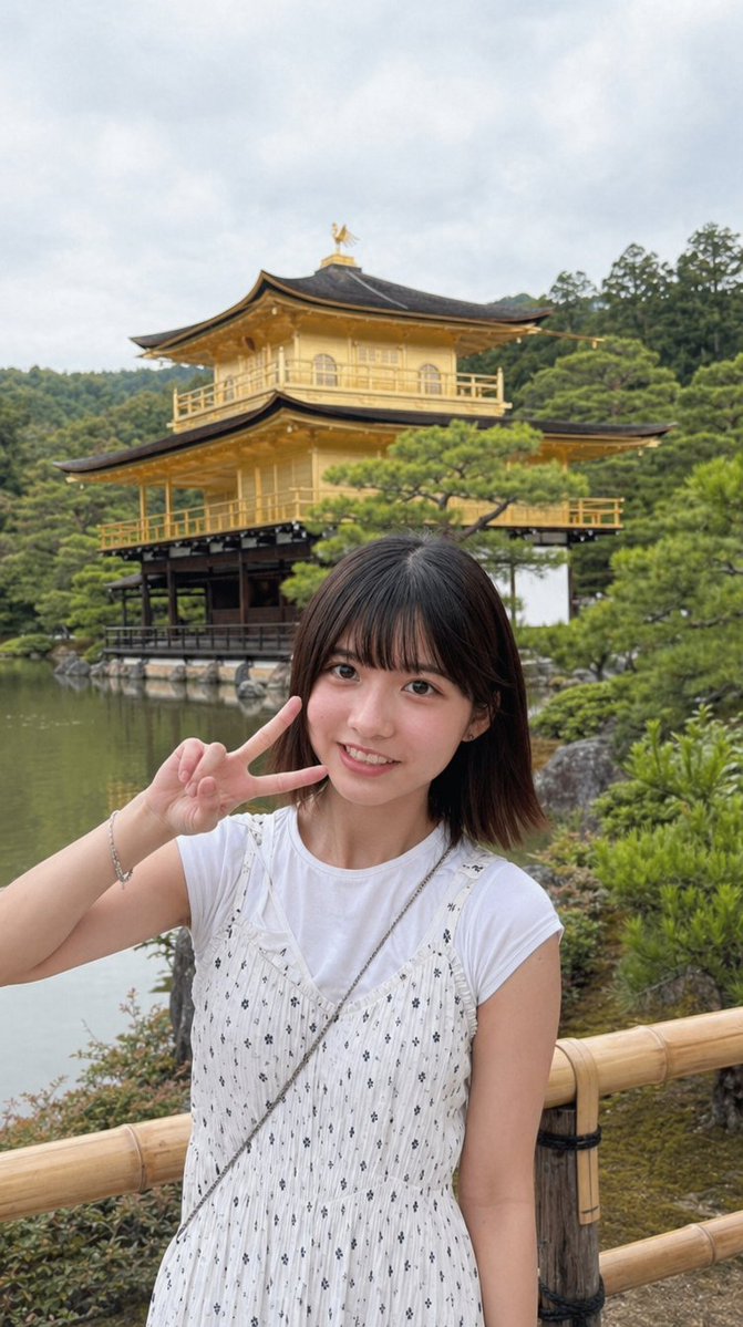 界面稿 GPT Image 2 提示词：Arcade Portrait to Kyoto Travel Photo