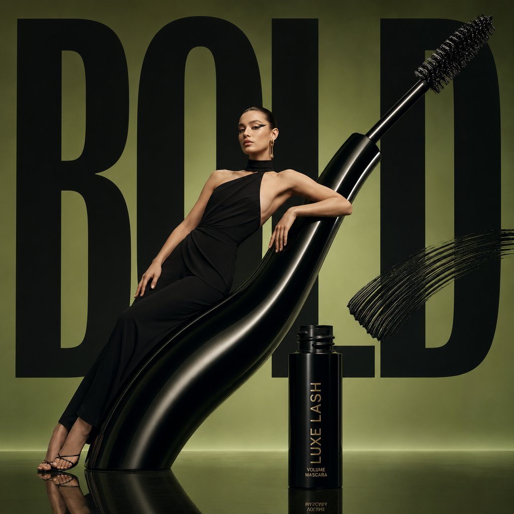 产品视觉 GPT Image 2 提示词：Avant-Garde Beauty Ad