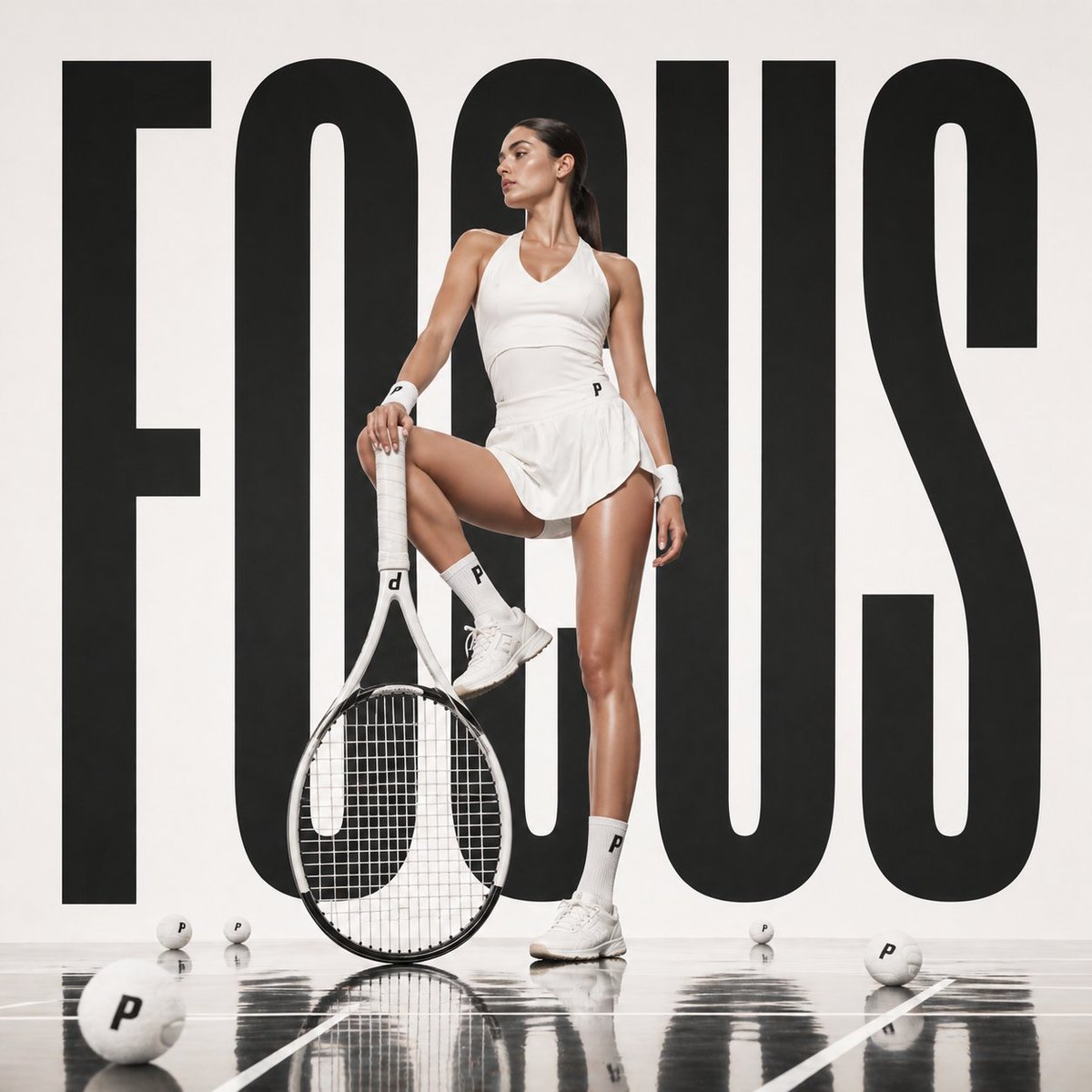 产品视觉 GPT Image 2 提示词：Bold Tennis Fashion Ad