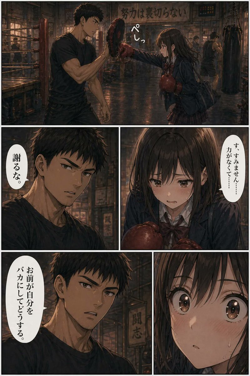 产品视觉 GPT Image 2 提示词：Boxing Gym Manga Page