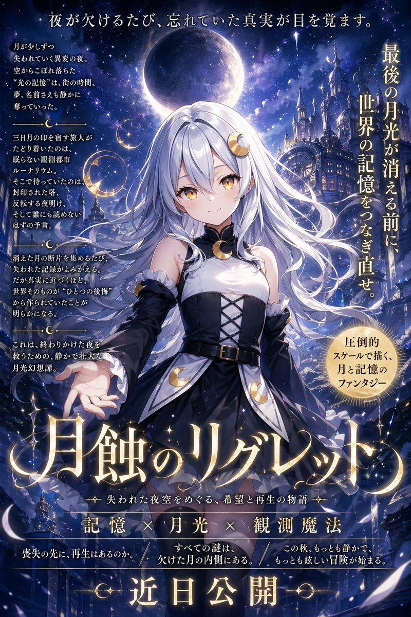产品视觉 GPT Image 2 提示词：Celestial Anime Fantasy Movie Poster