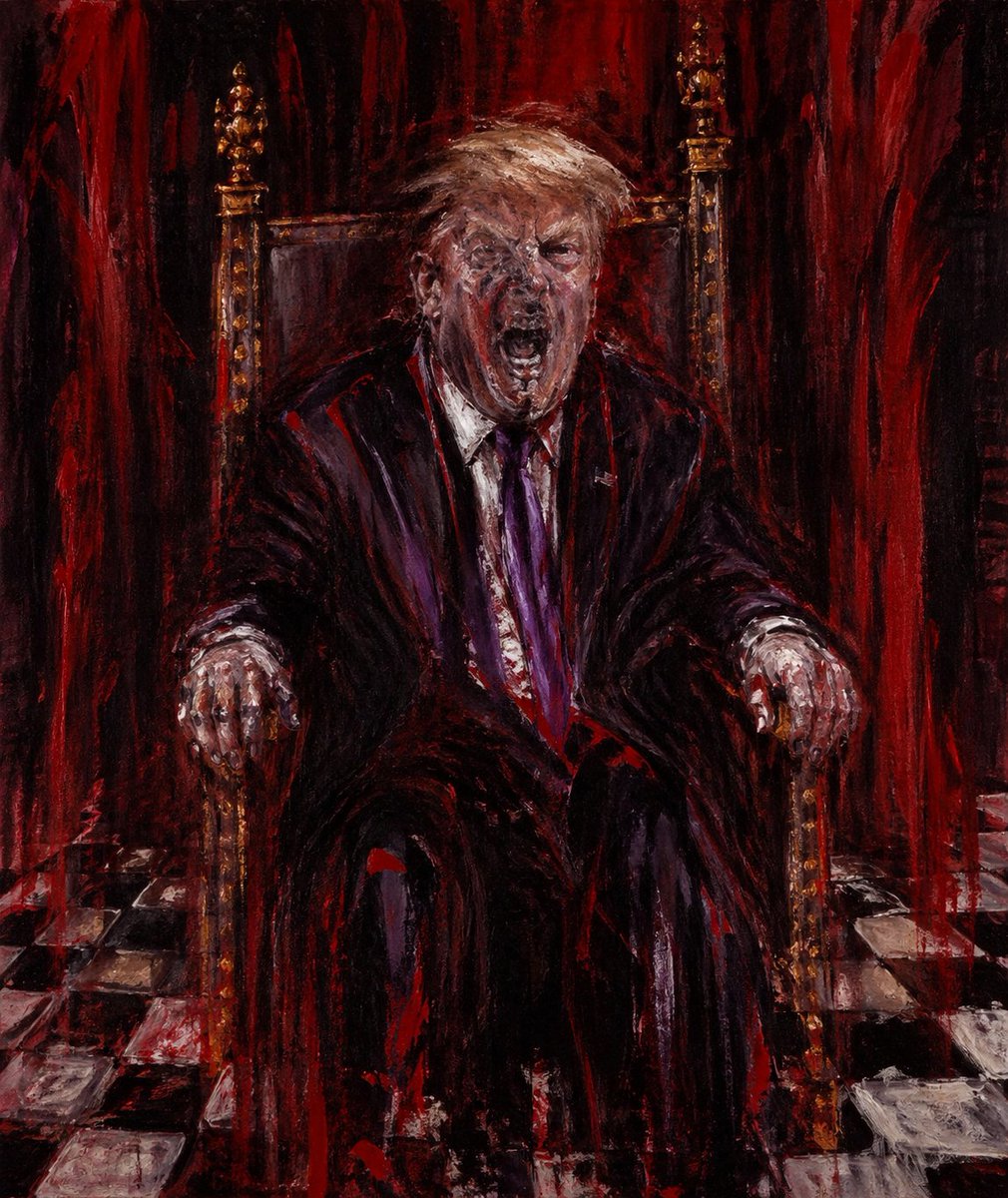 界面稿 GPT Image 2 提示词：Censored Man on Crimson Throne