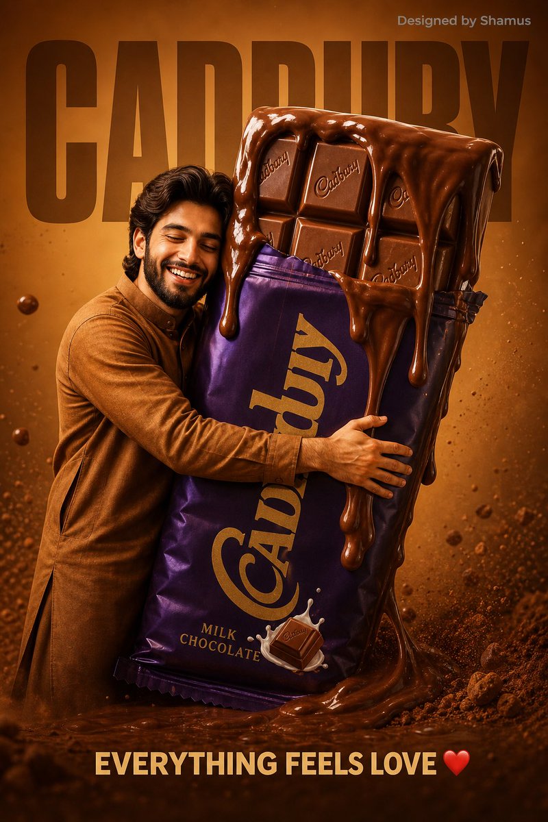 产品视觉 GPT Image 2 提示词：Chocolate Brand Advertisement Poster