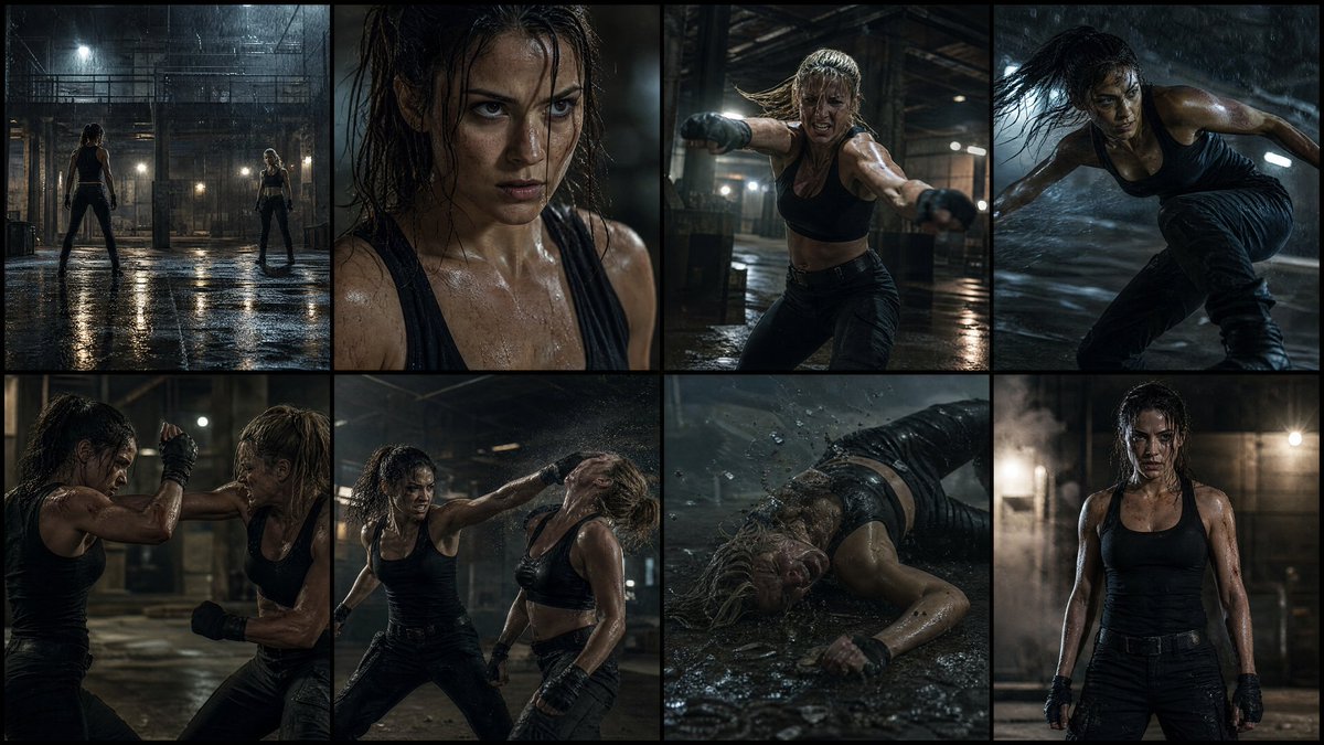 界面稿 GPT Image 2 提示词：Cinematic Action Movie Storyboard