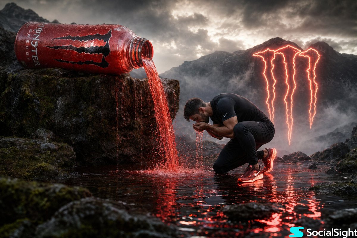 产品视觉 GPT Image 2 提示词：Cinematic Energy Drink Ad