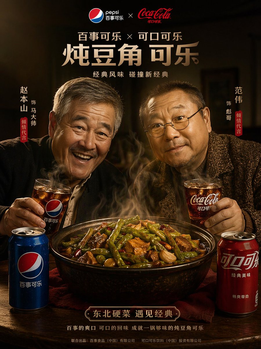 产品视觉 GPT Image 2 提示词：Cinematic Food & Beverage Collab Poster