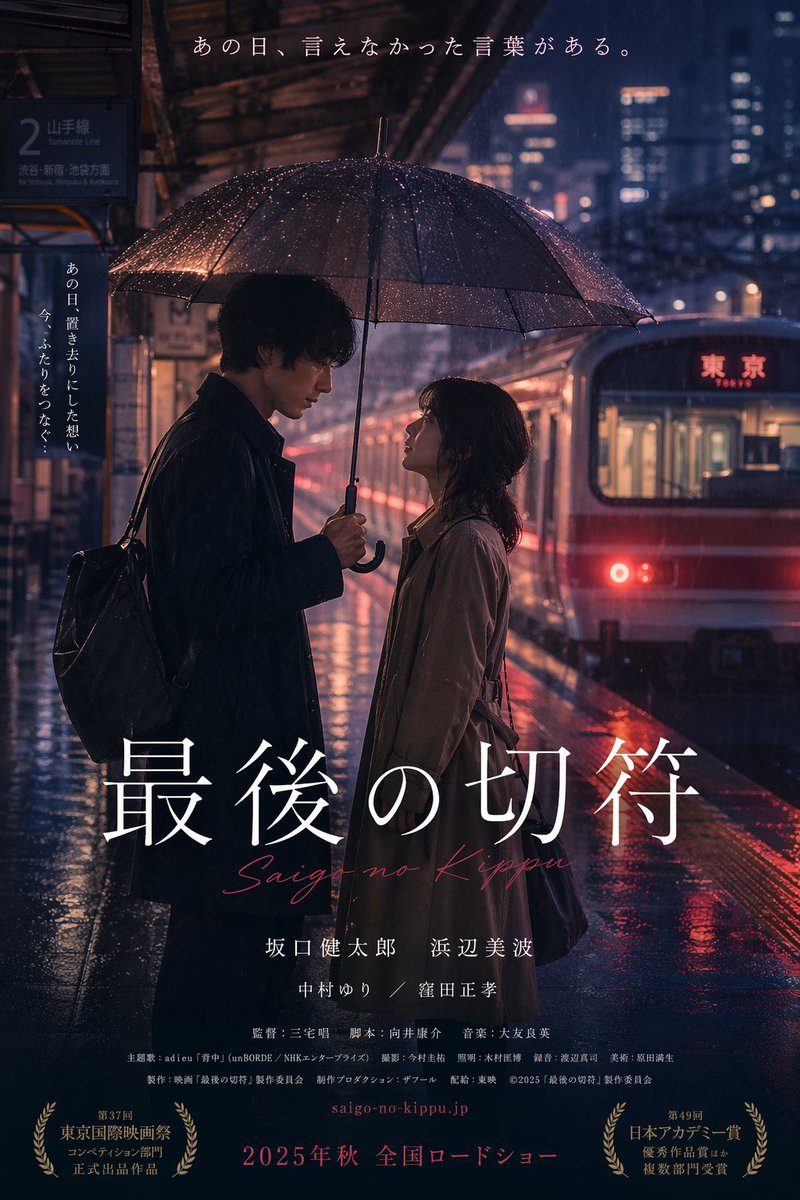 产品视觉 GPT Image 2 提示词：Cinematic Japanese Romance Movie Poster