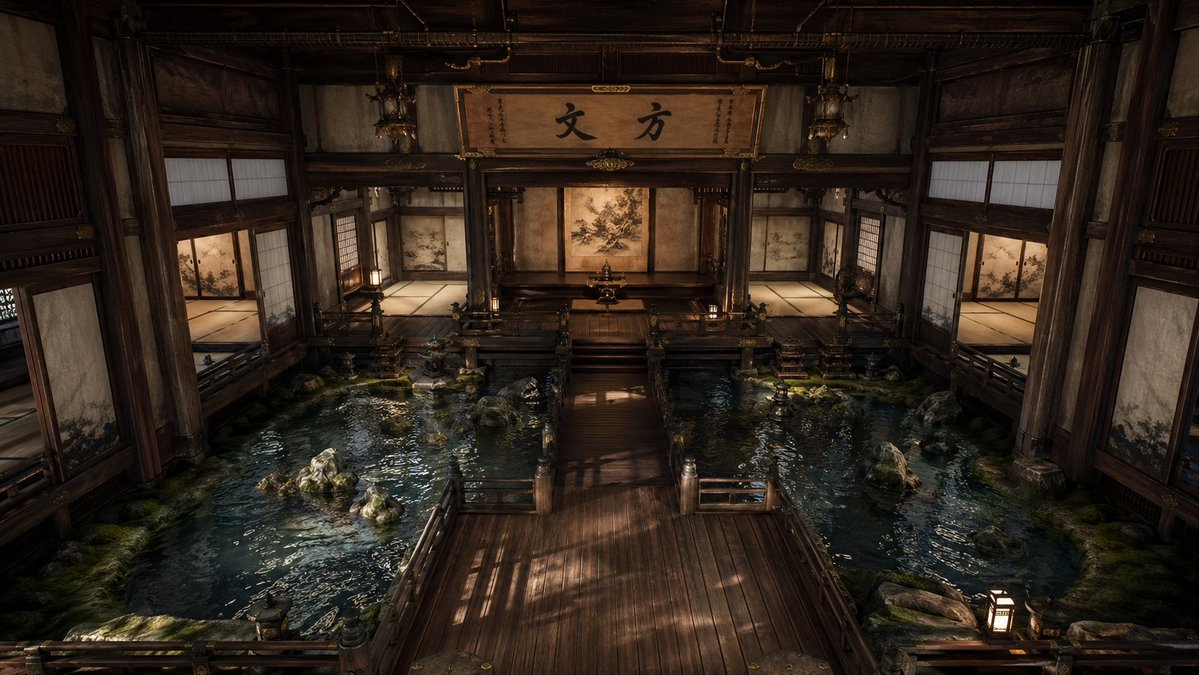 产品视觉 GPT Image 2 提示词：Cinematic Japanese Temple Hall