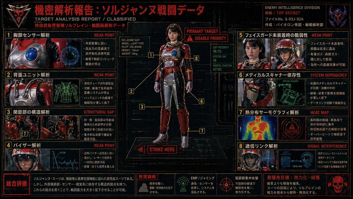 产品视觉 GPT Image 2 提示词：Classified Tokusatsu Target Analysis Poster