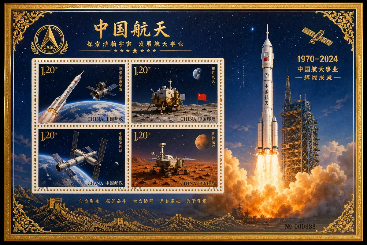 故事绘本 GPT Image 2 提示词：Commemorative Postage Stamp Sheet