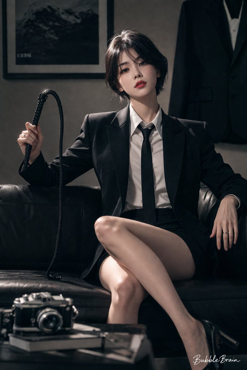 界面稿 GPT Image 2 提示词：Cool Beauty Korean Idol Portrait