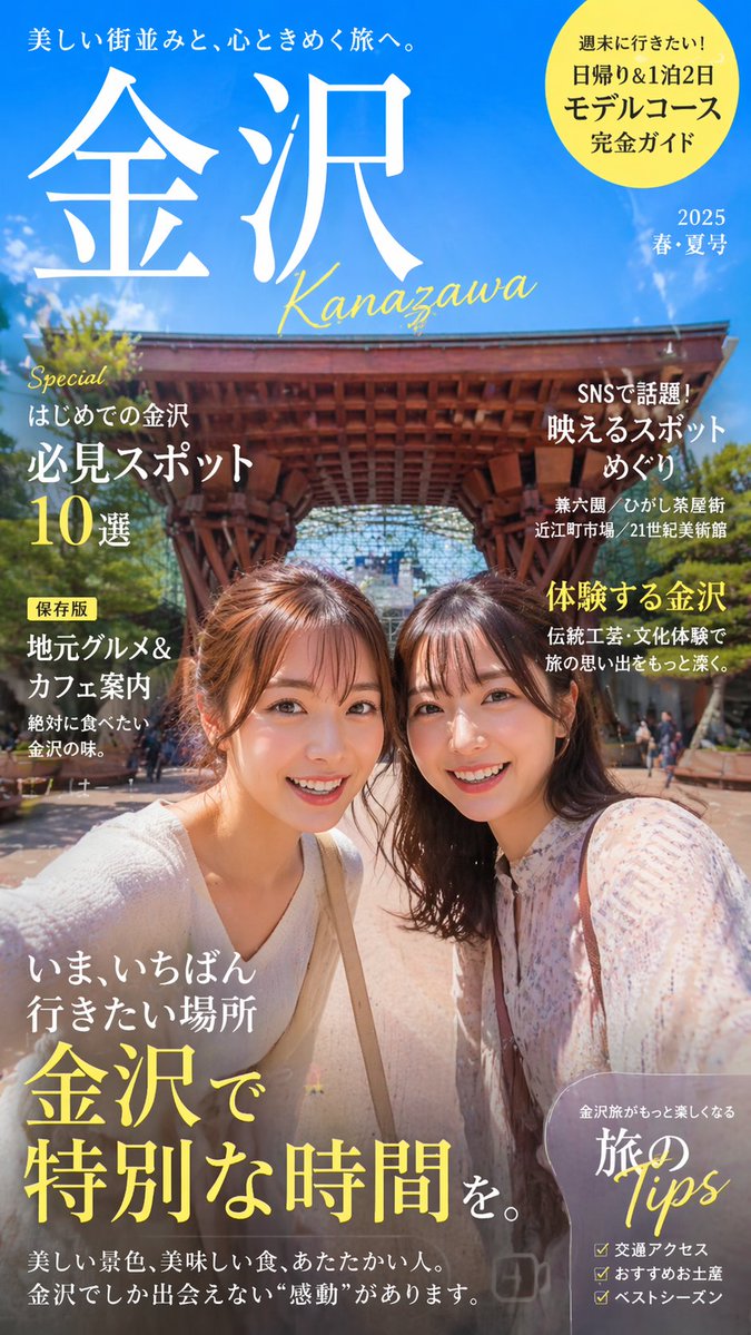 角色设定 GPT Image 2 提示词：Coordinate-Based Tourism Magazine Cover