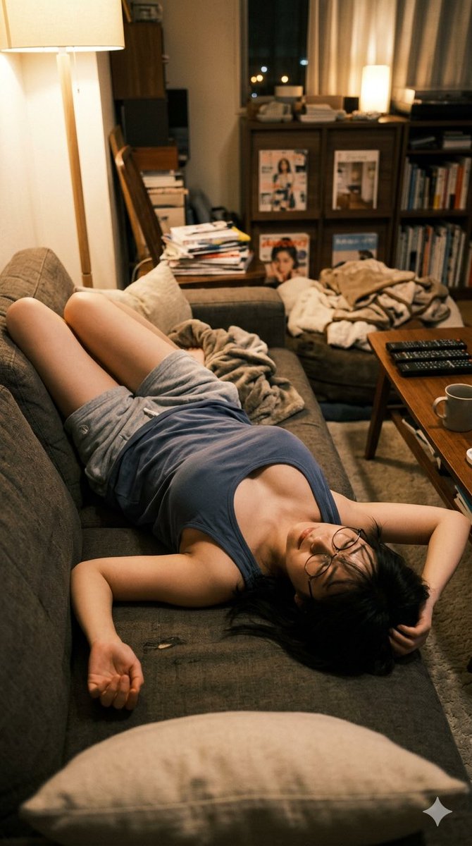 产品视觉 GPT Image 2 提示词：Cozy Night Living Room Candid