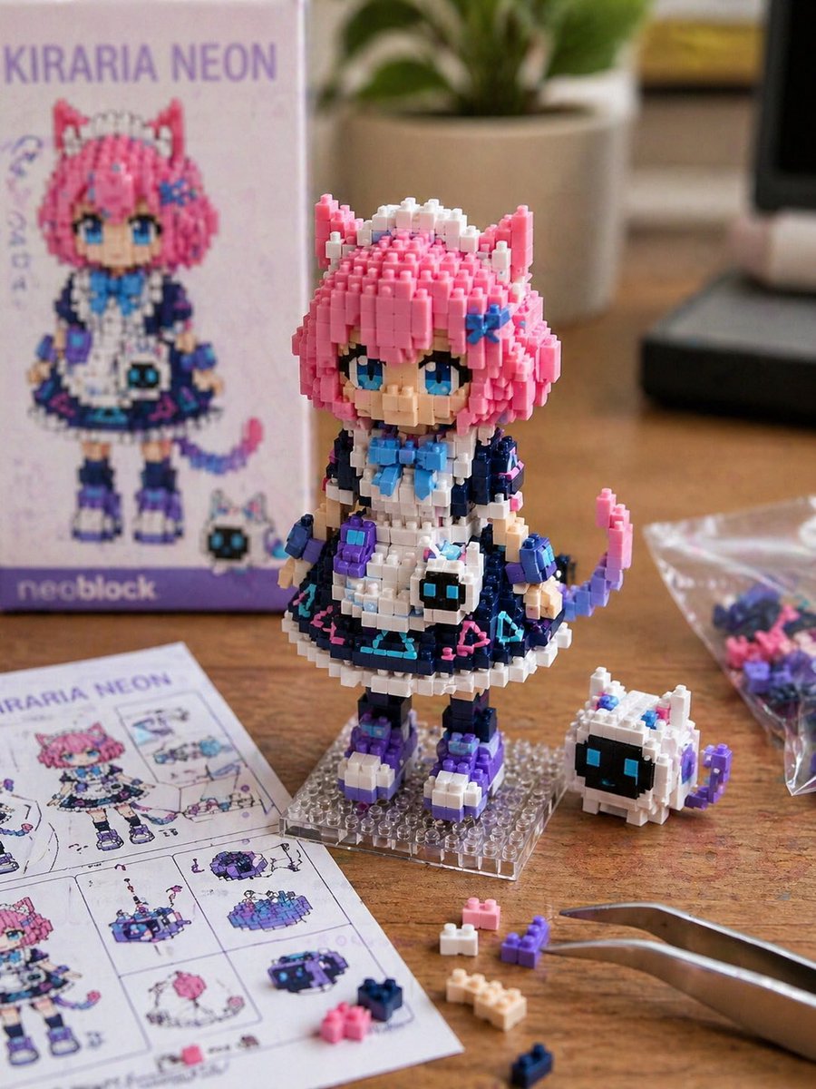 产品视觉 GPT Image 2 提示词：Custom Nanoblock Toy Creator