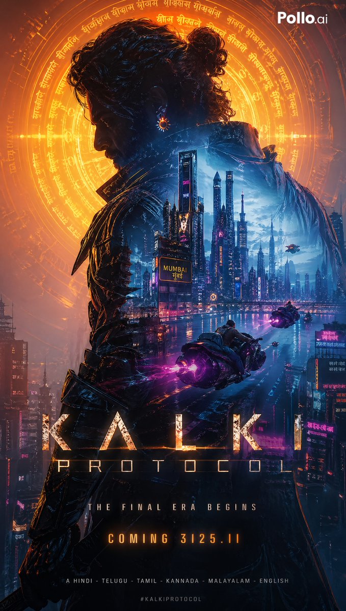 产品视觉 GPT Image 2 提示词：Cyberpunk Mythology Movie Poster