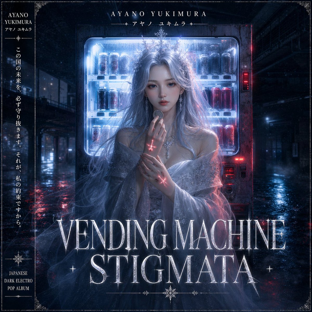 故事绘本 GPT Image 2 提示词：Dark Electro Album Cover