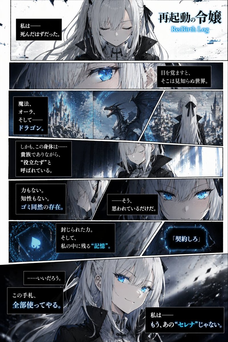 产品视觉 GPT Image 2 提示词：Dark Fantasy Manga Page Generator