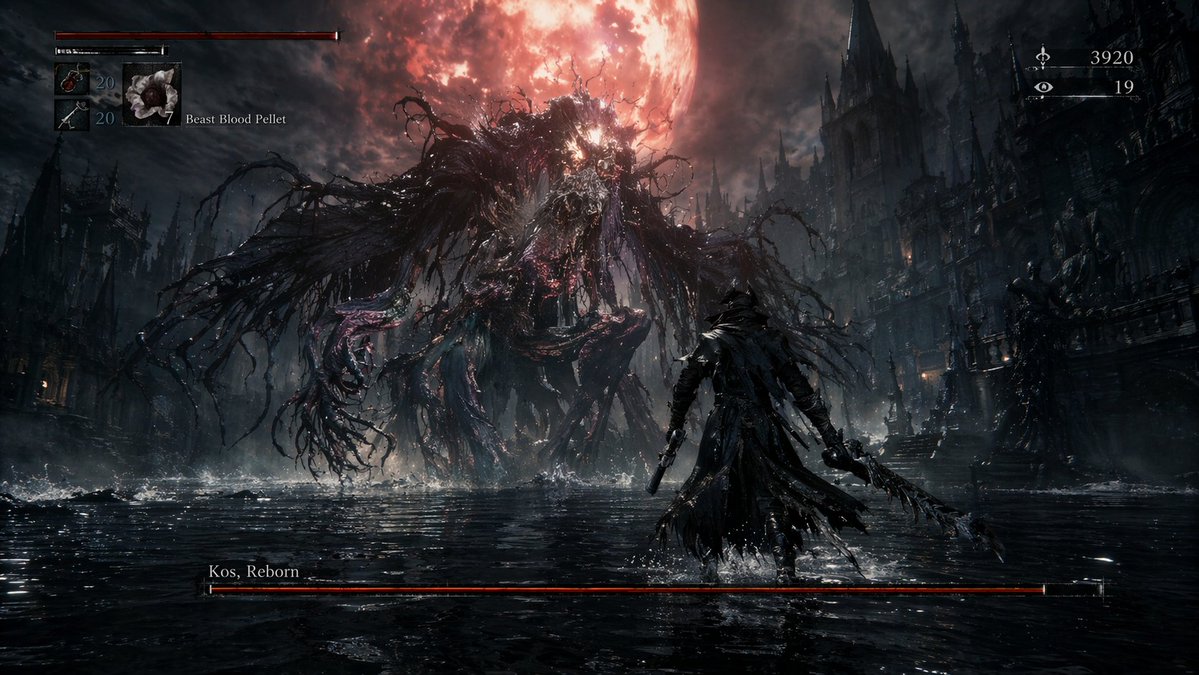 界面稿 GPT Image 2 提示词：Dark Fantasy RPG Boss Fight Screenshot