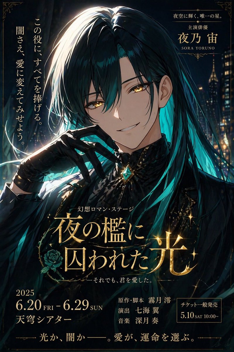 产品视觉 GPT Image 2 提示词：Dark Fantasy Stage Poster