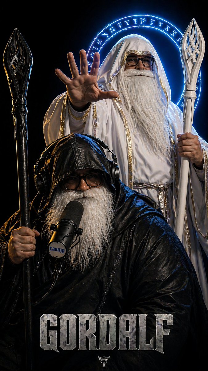 产品视觉 GPT Image 2 提示词：Dark Fantasy Wizard Podcast Poster