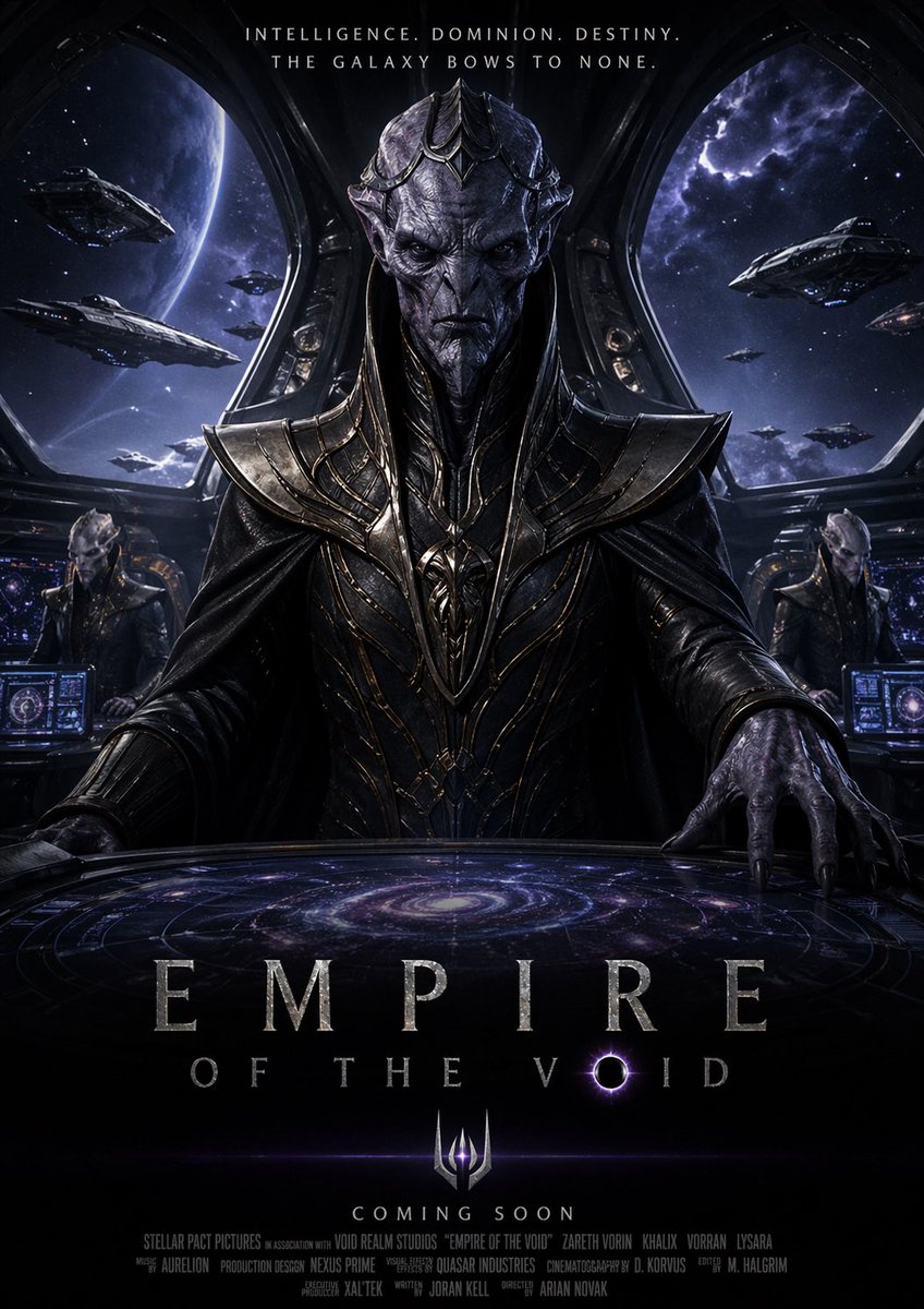 产品视觉 GPT Image 2 提示词：Dark Space Emperor Movie Poster