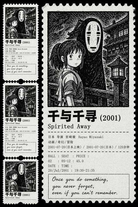 故事绘本 GPT Image 2 提示词：复古电影票根海报
