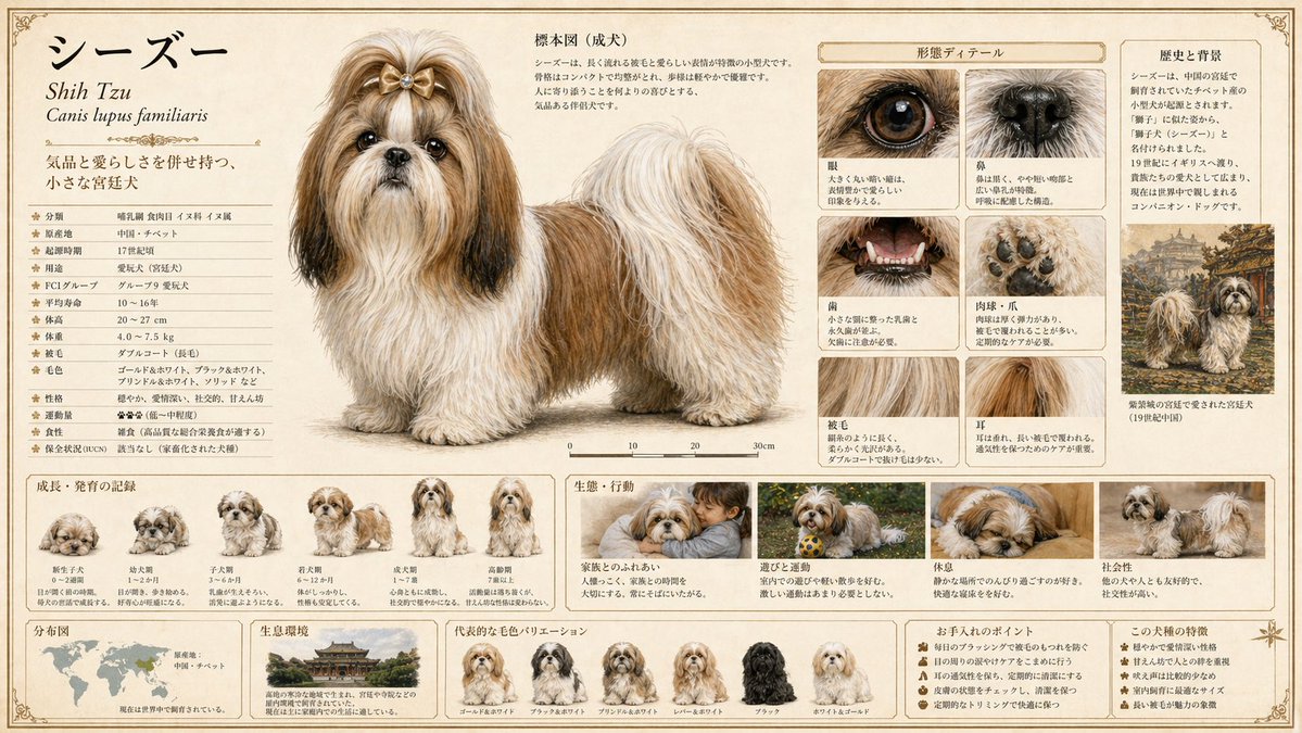 产品视觉 GPT Image 2 提示词：Detailed Animal Encyclopedia Generation