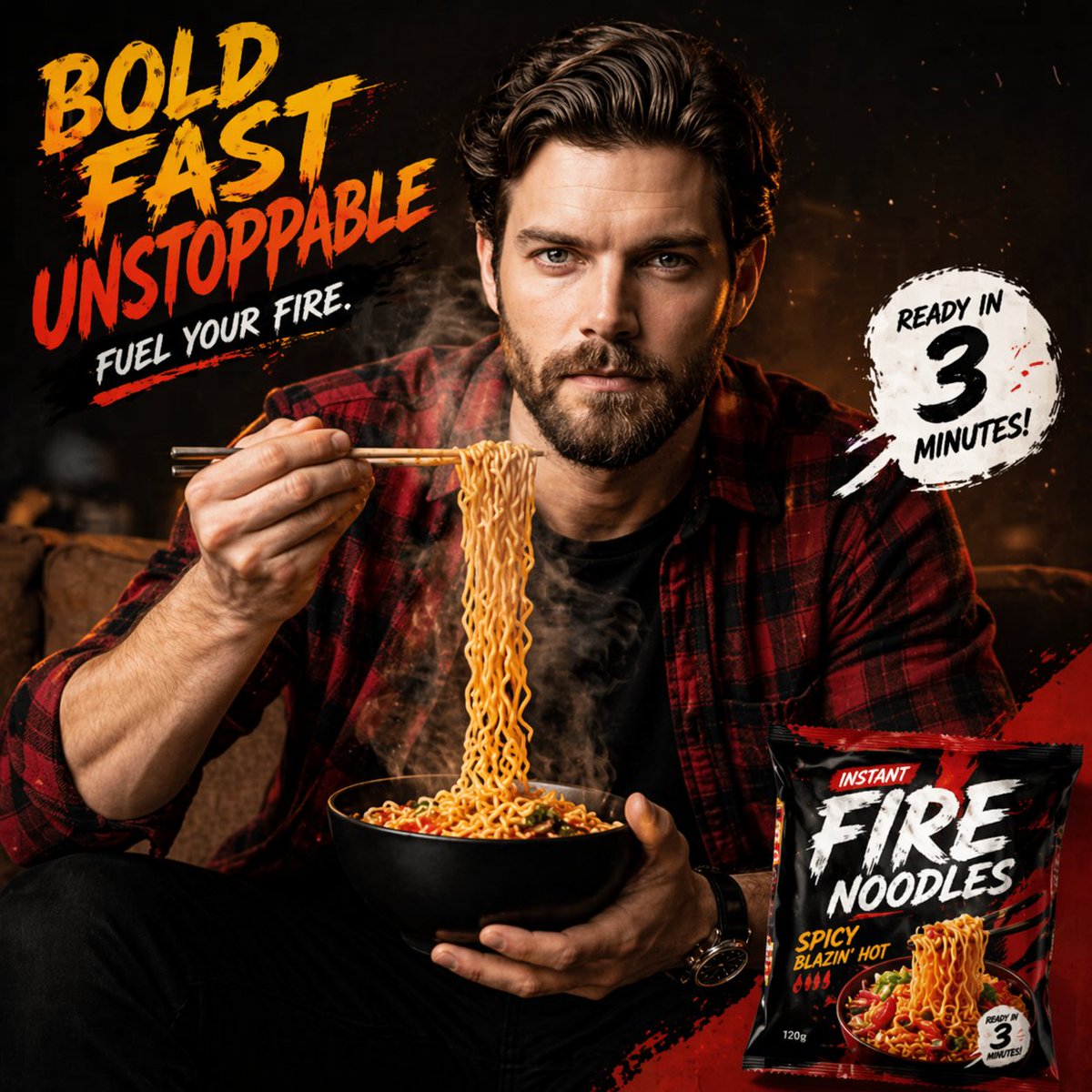 故事绘本 GPT Image 2 提示词：Energetic Food Advertisement