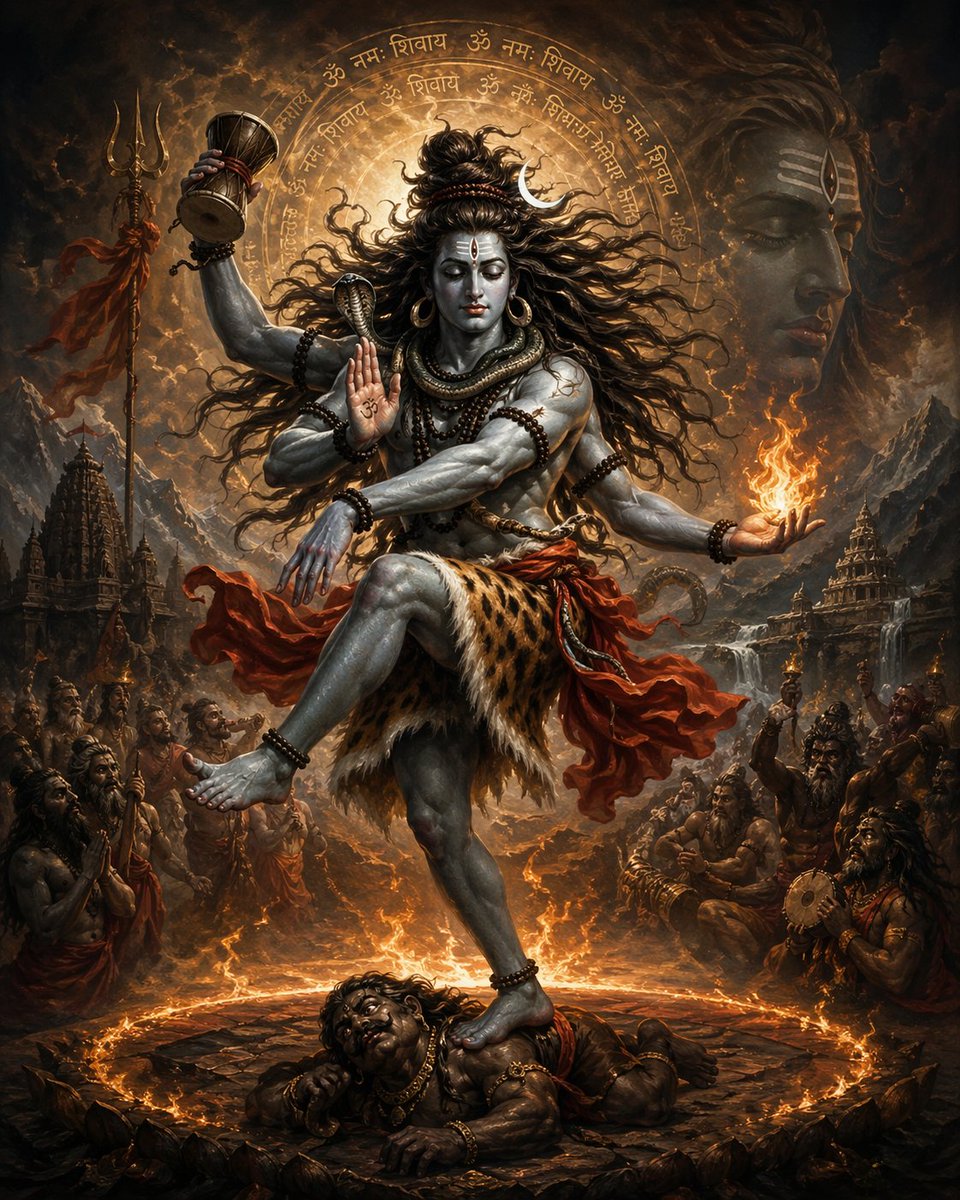 产品视觉 GPT Image 2 提示词：Epic Shiva Tandava Fire Dance