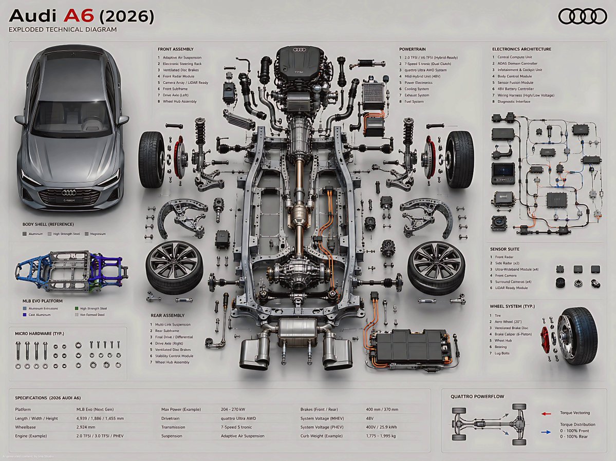 产品视觉 GPT Image 2 提示词：Exploded Technical Diagram Poster
