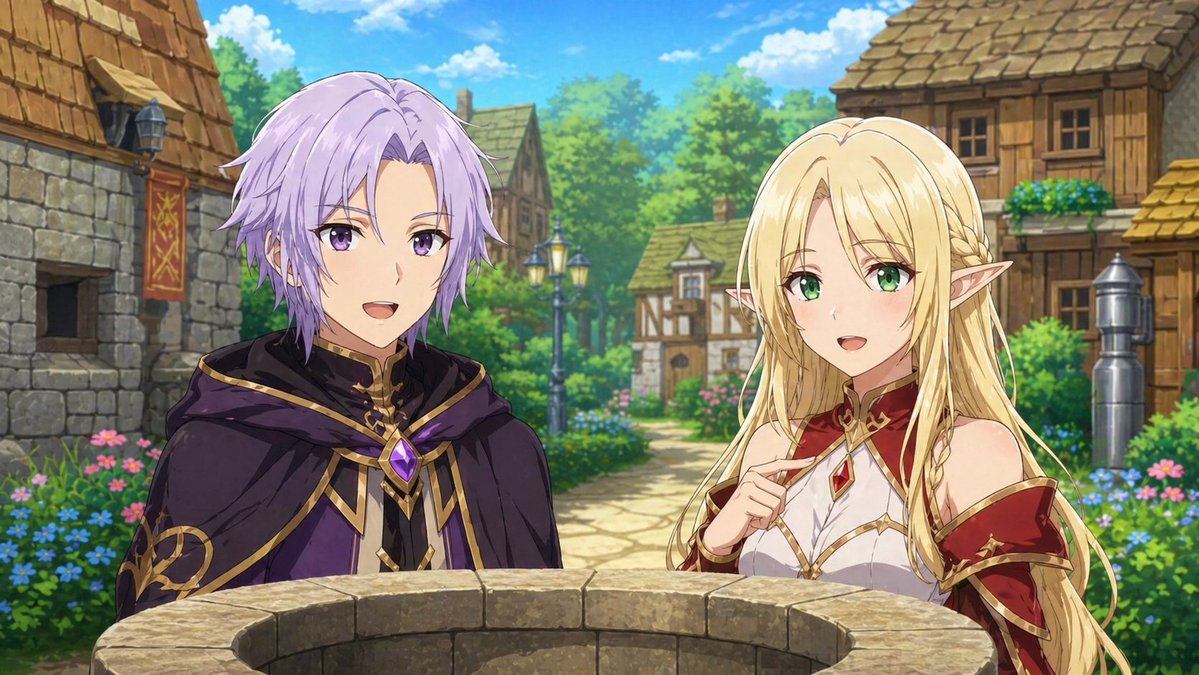 角色设定 GPT Image 2 提示词：Fantasy Anime Scene Still