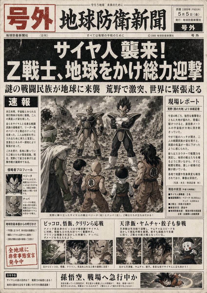 创意灵感 GPT Image 2 提示词：Fictional Newspaper Newspaper Extra