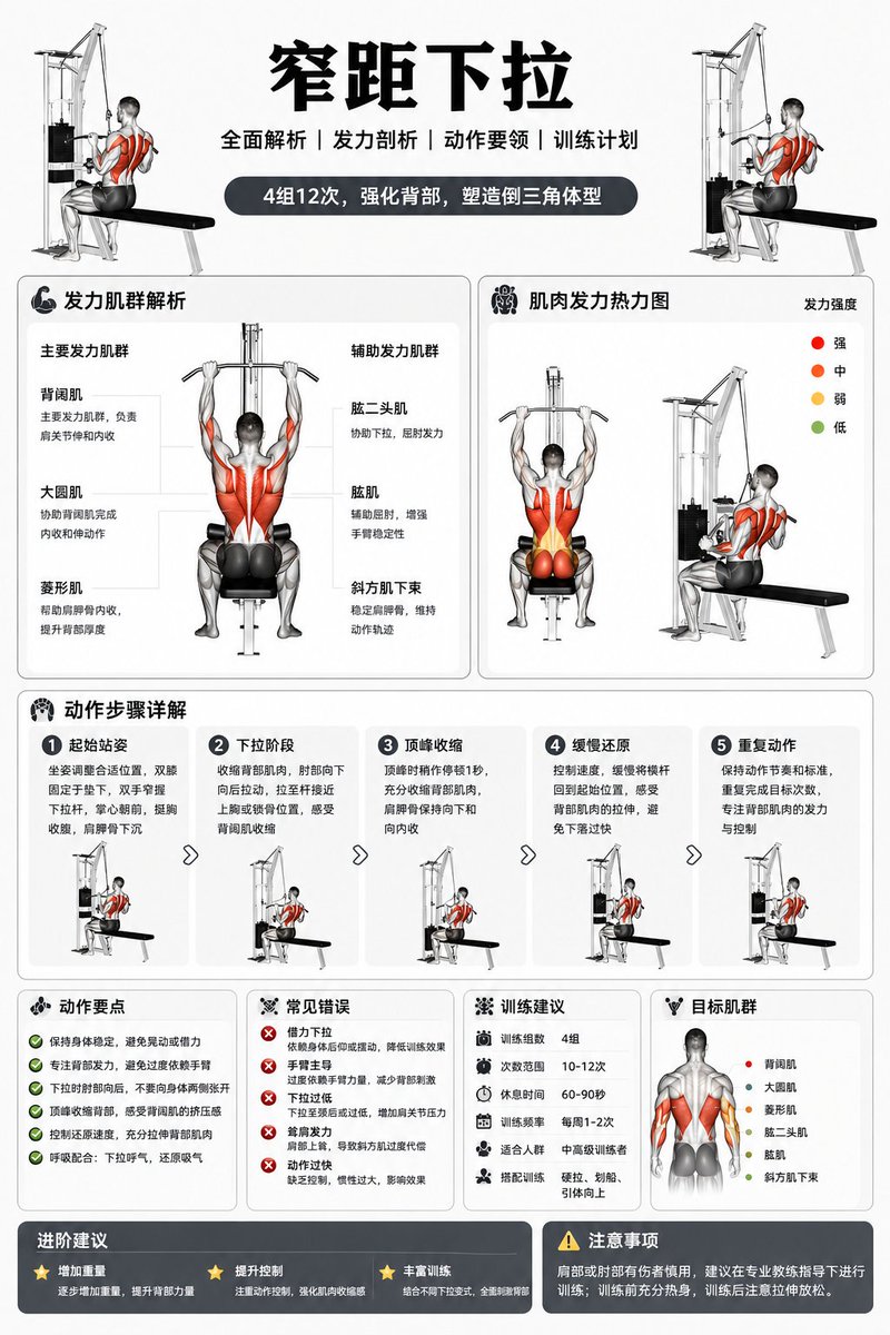 信息图 GPT Image 2 提示词：Fitness Equipment Instructional Diagram